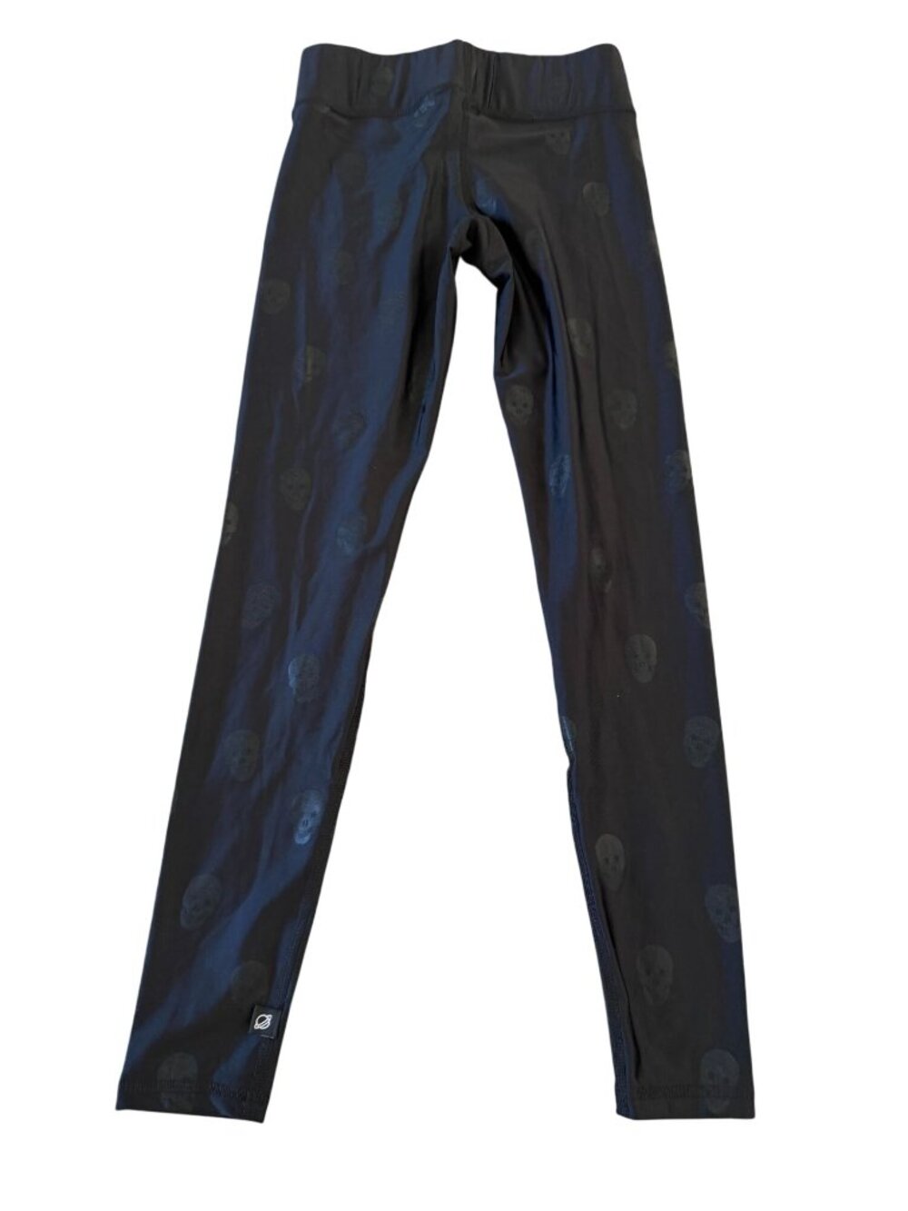TEREZ Women's Black Skull Print Leggings Tights Size Small - Picture 3 of 8